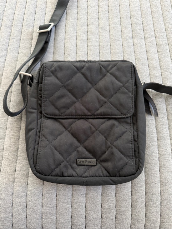 Vera Bradley Handbags - Vera Bradley Small Black Quilted Crossbody